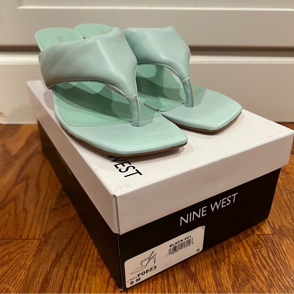 Nine West Sea Foam Sandals